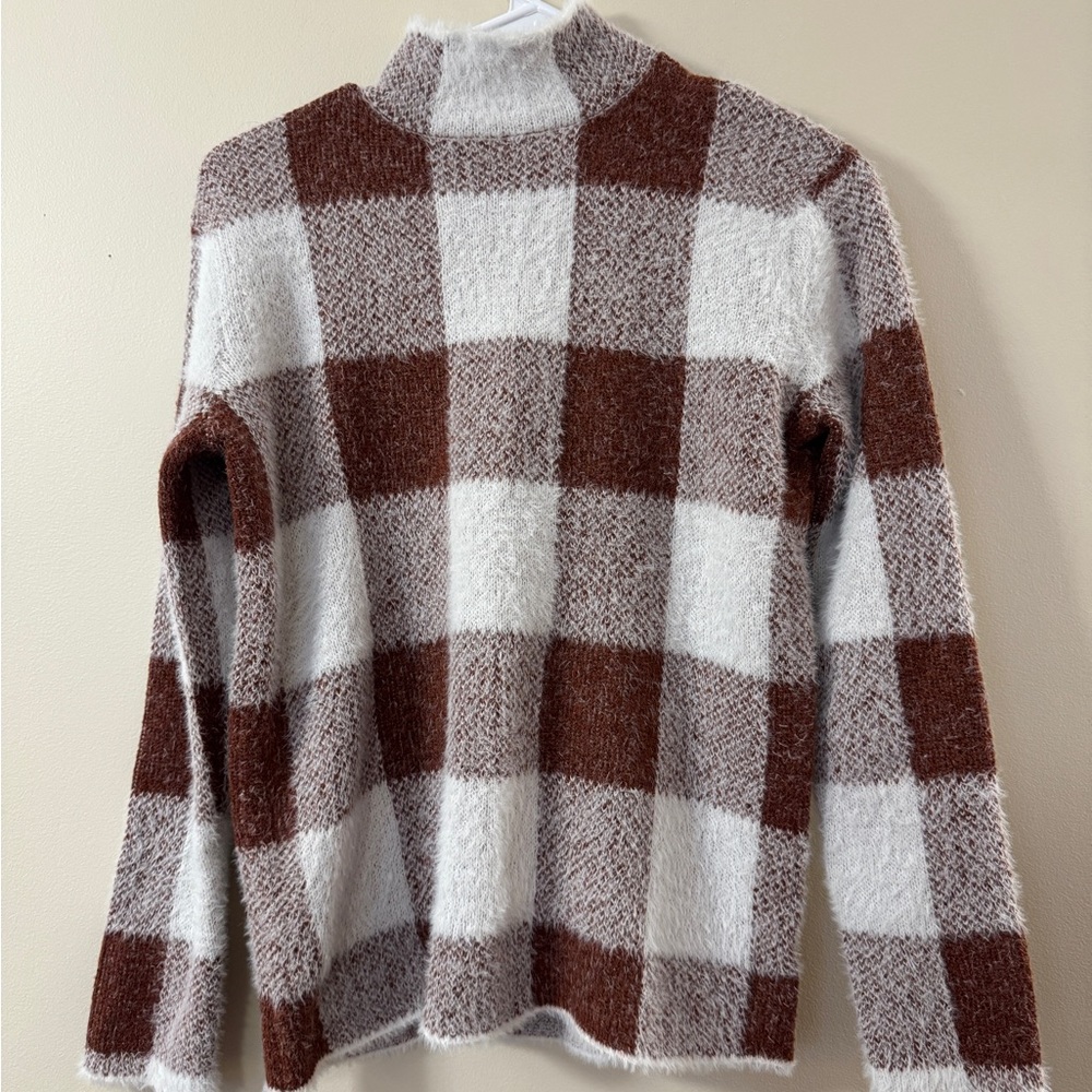 Love Scarlett Brown and Cream Knit Sweater